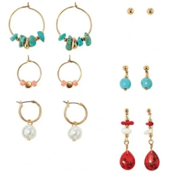 Avon Summer Earring Multi Pack 6 pc set - Picture 3 of 4